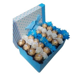Blue & White Ferrero Box