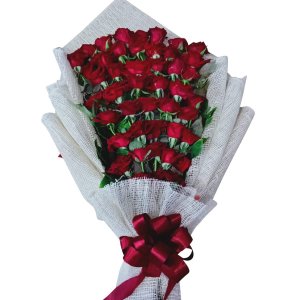 Fifty Red Rose Bouquet