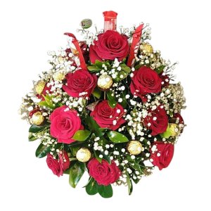 Roses & Ferrero Love Bouquet